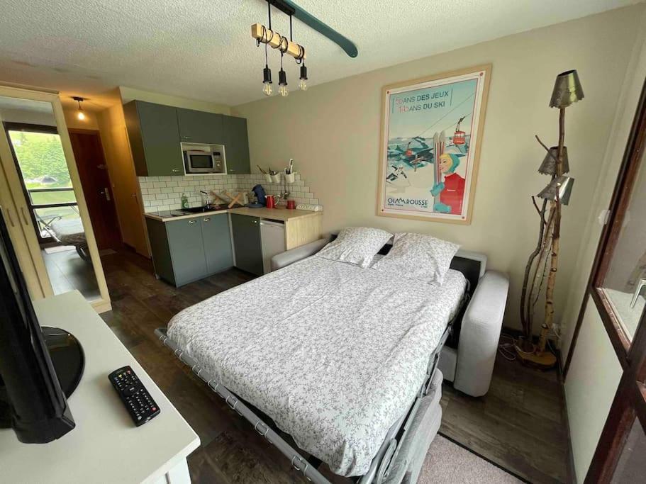 Studio Refait A Neuf Avec Balcon - Famille - Parking Couvert Chamrousse Eksteriør bilde