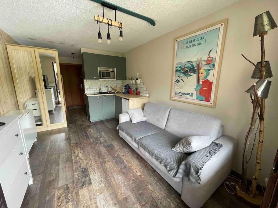 Studio Refait A Neuf Avec Balcon - Famille - Parking Couvert Chamrousse Eksteriør bilde
